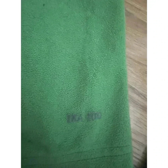 The North Face Girl's 1/4 Zip Green Fleece Pullover Warm Soft Layer Size XL - Picture 5 of 6